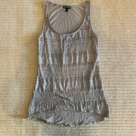 Express Tank Top Tan color size XS - Picture 4 of 9